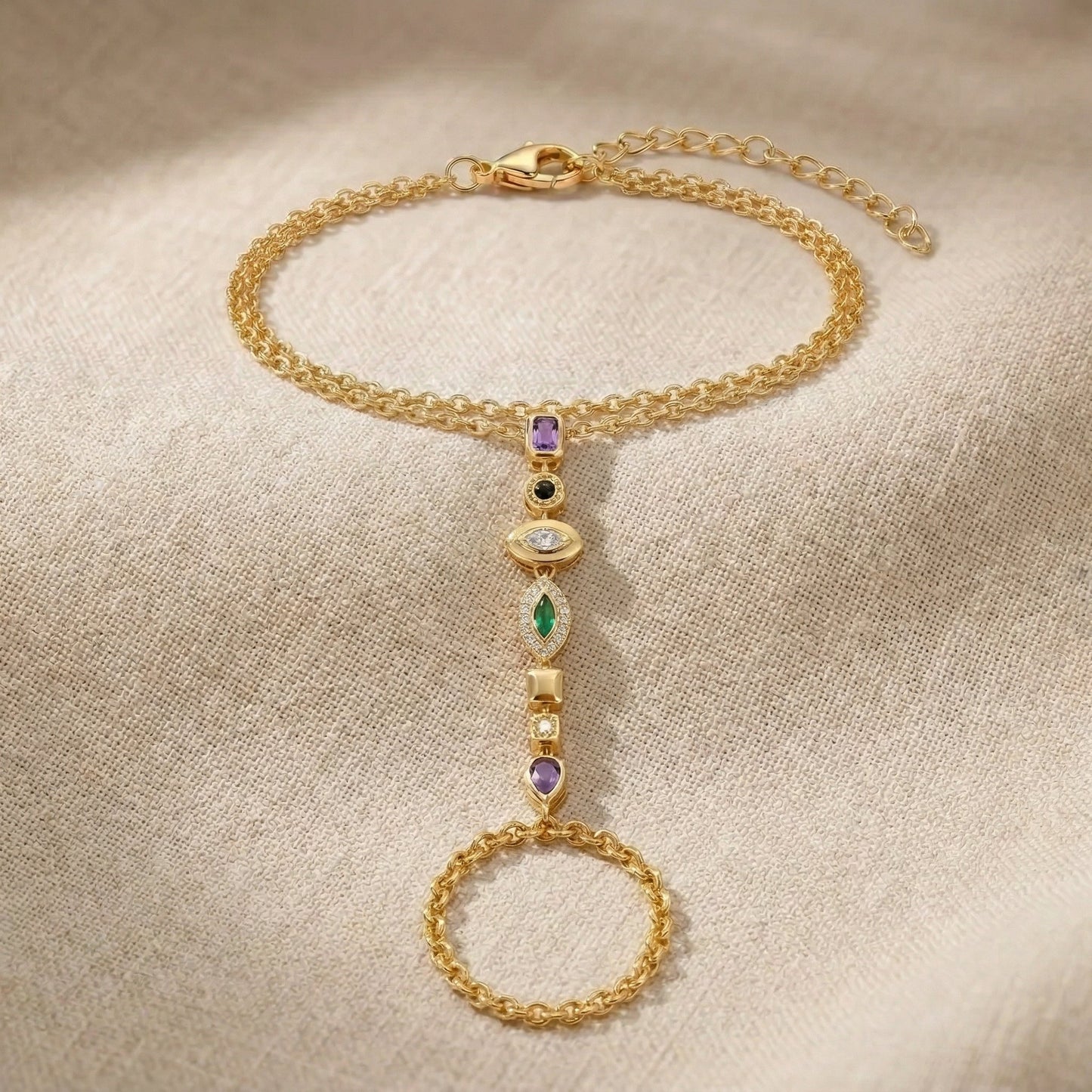 Ophira Blue Path Hand Chain