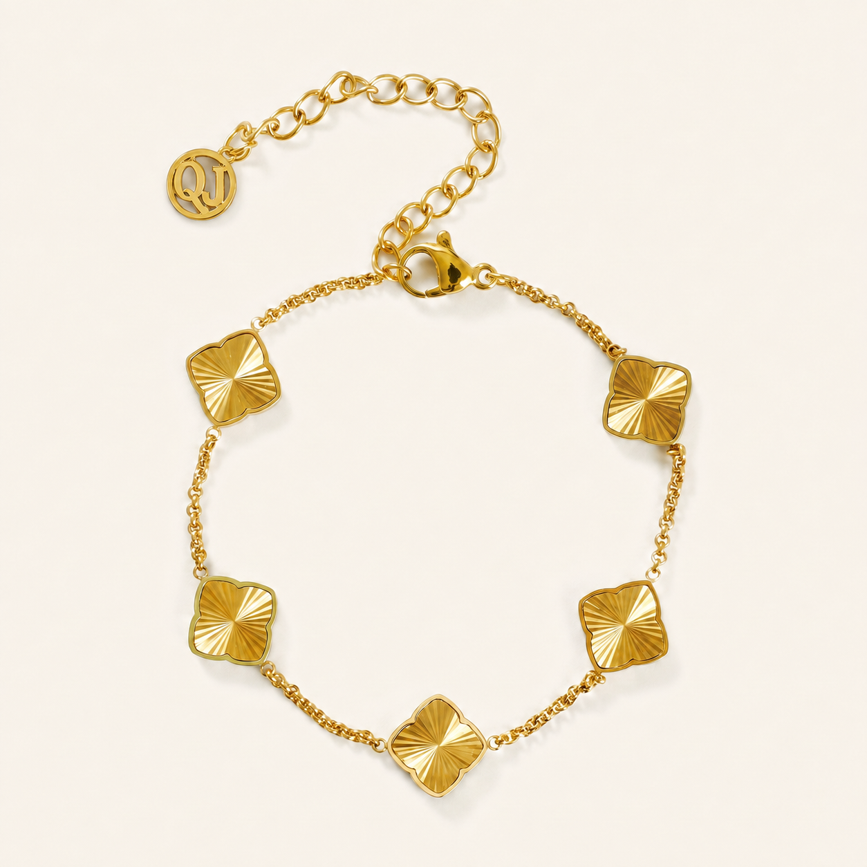 Zahra Rosette Bracelet - Gold