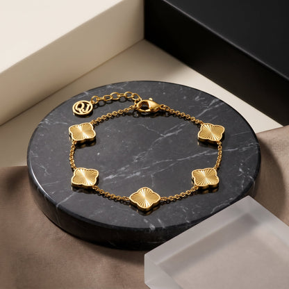 Zahra Rosette Bracelet - Gold
