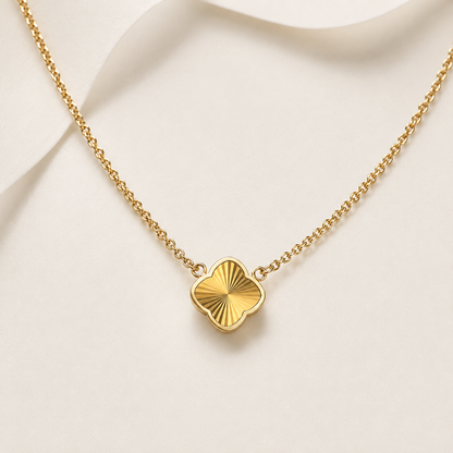 Zahra Rosette Necklace - Gold