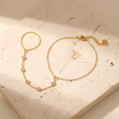Moonveil Line Hand Chain