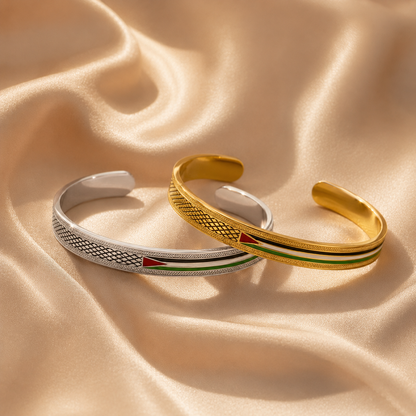 Qamar Palestine Heritage Cuff