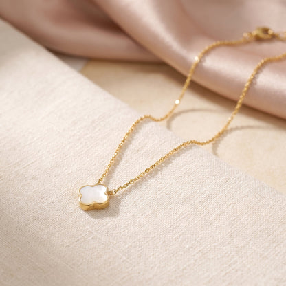 Zahra Rosette Necklace - Ivory