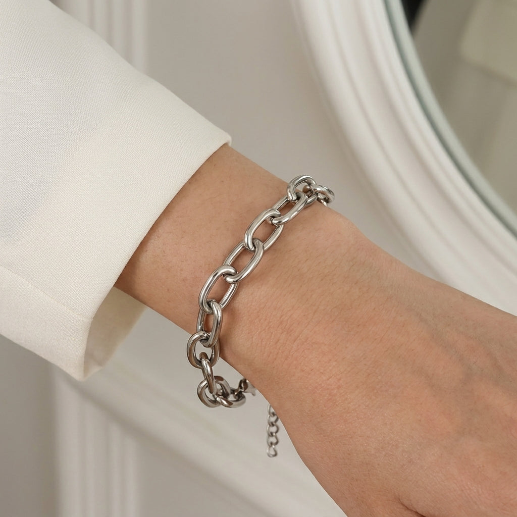 Statement Link Bracelet