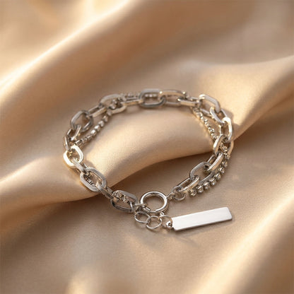 Layered Chain Bracelet