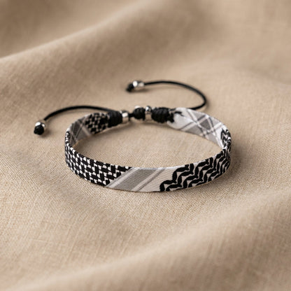 Qamar Keffiyeh Bracelet