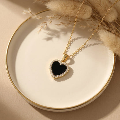 Halo Heart Necklace