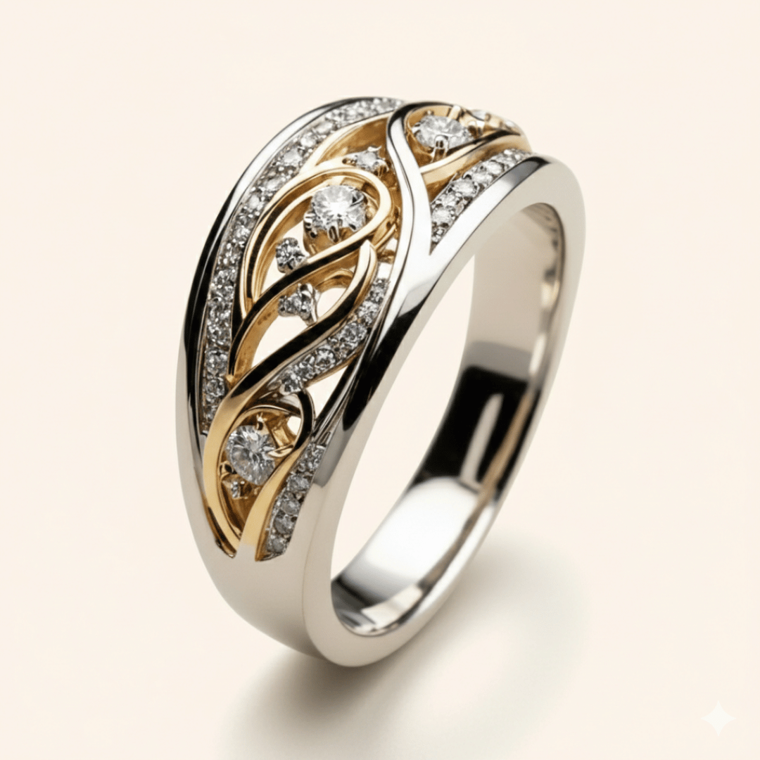 Noor Divine Wave Gold & Silver