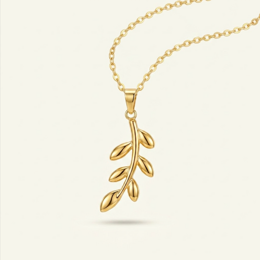 Nuraya Palestine Olive Branch Necklace