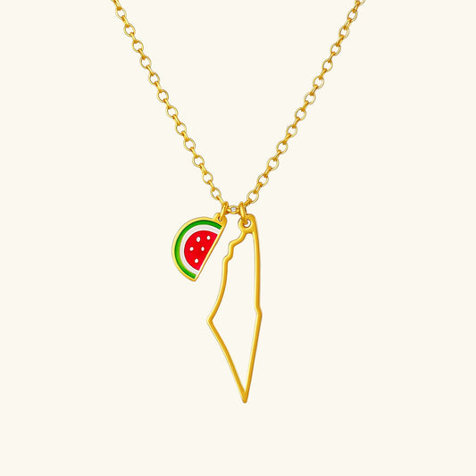 Nuraya Palestine Charm Necklace