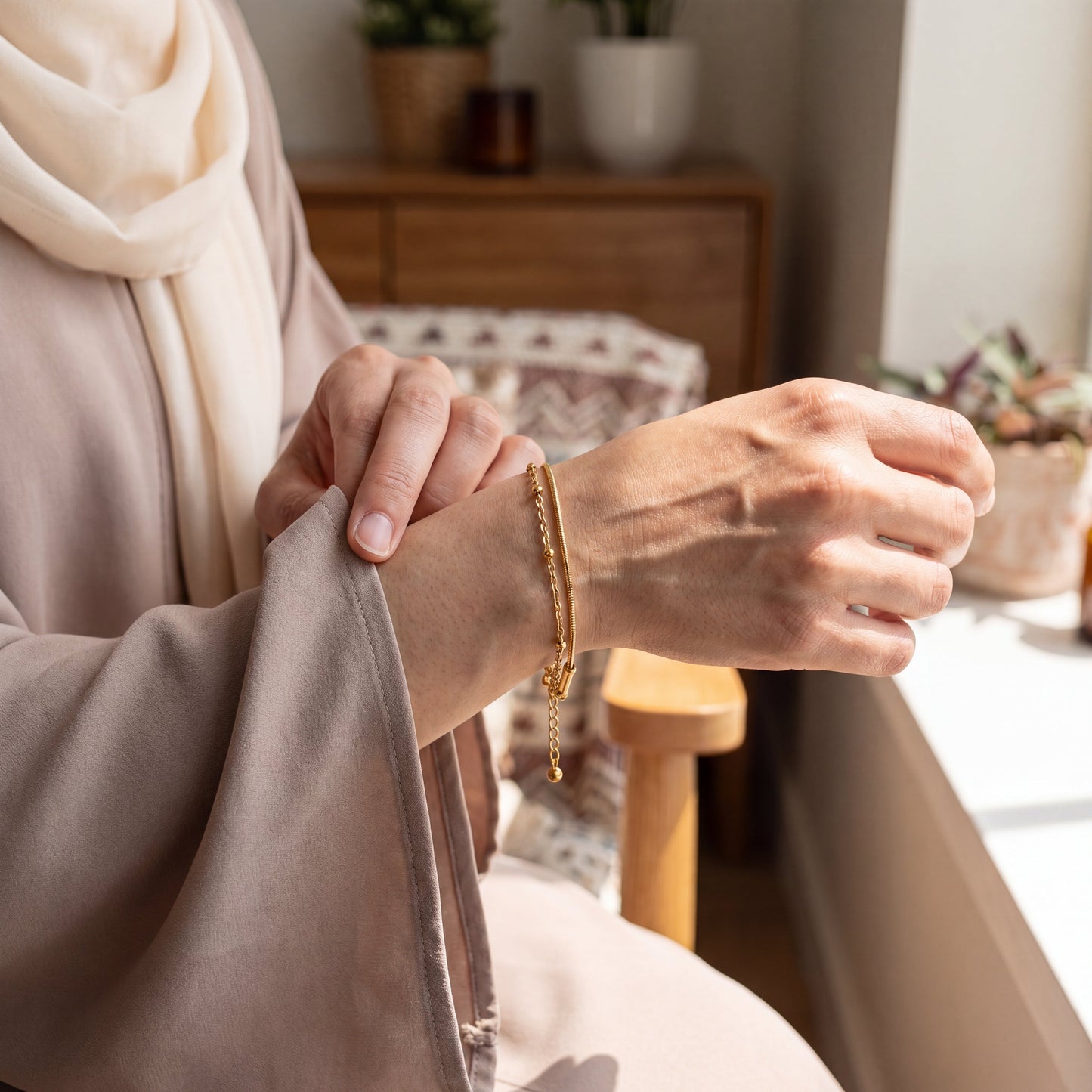 Pia Gold Layered Bracelet