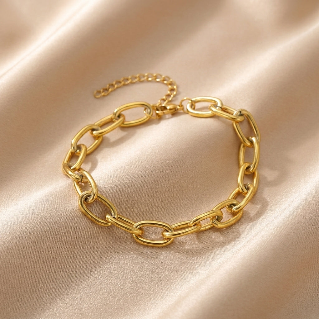 Statement Link Bracelet