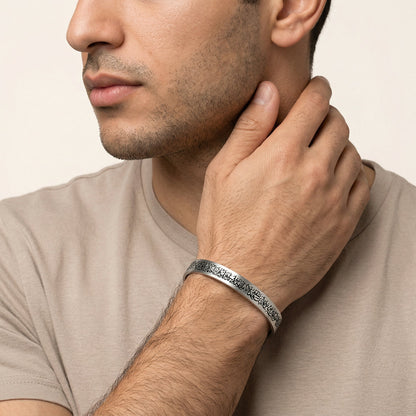Nuraya Faith Script Cuff Bracelet