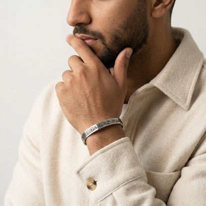 Nuraya Faith Script Cuff Bracelet