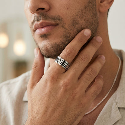 Nuraya Keffiyeh Bold Ring – Men's