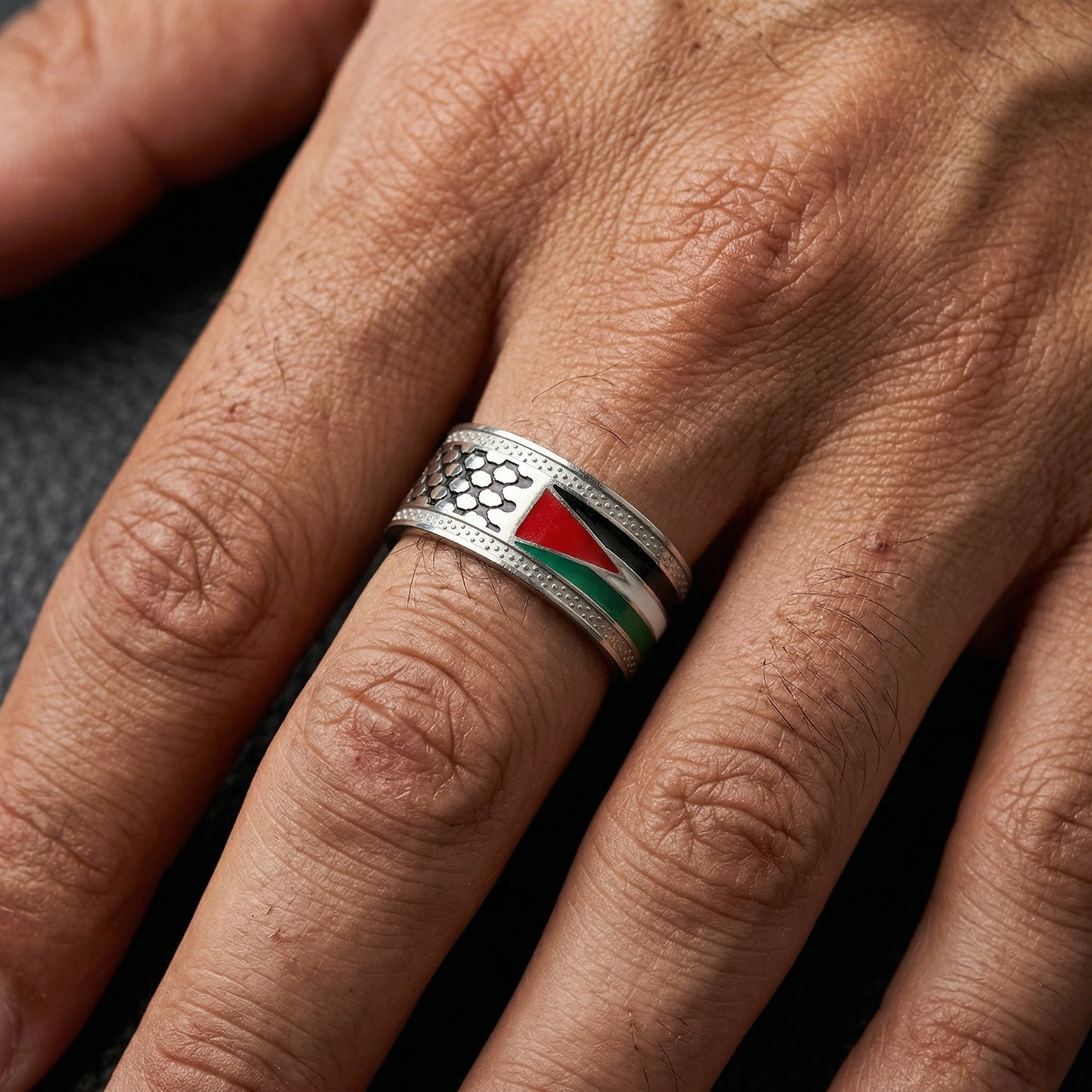 Nuraya Men's Palestine Heritage Ring