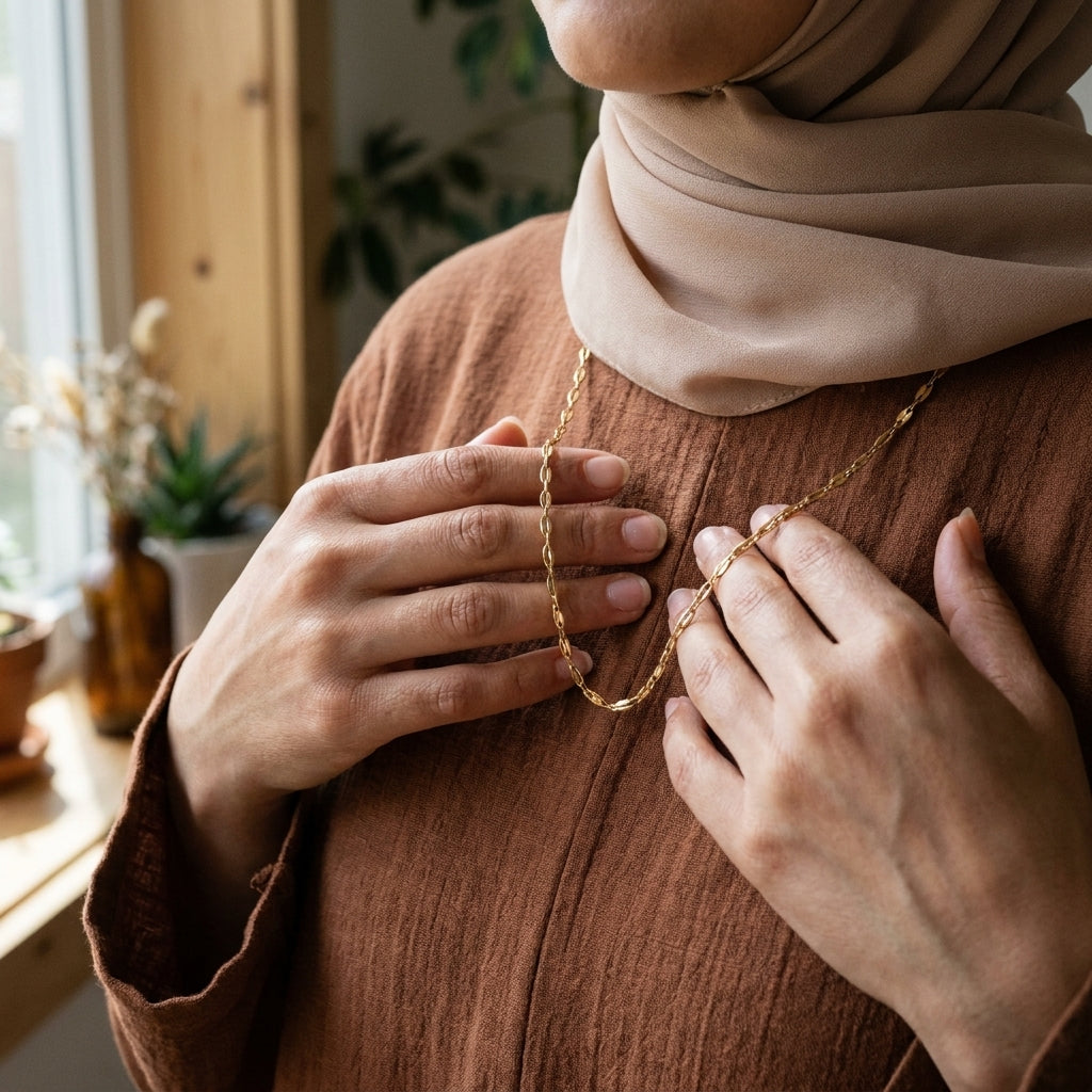Nuraya Yasmin Flow Necklace