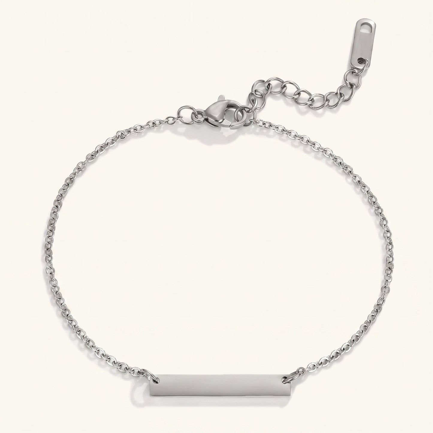 Rina Silver Bar Bracelet