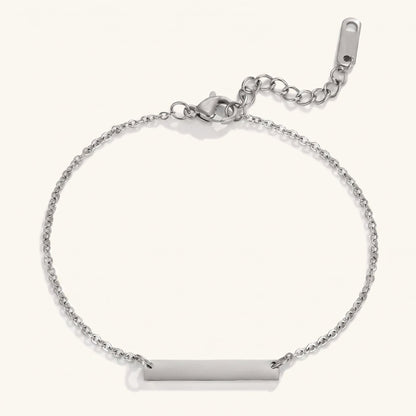 Rina Silver Bar Bracelet
