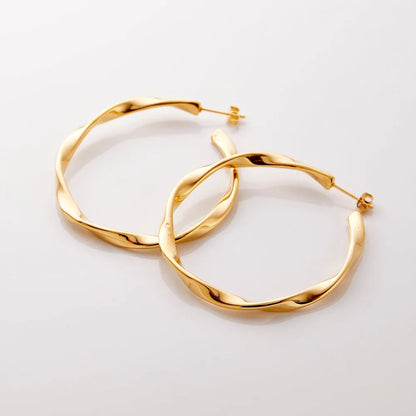 Qamar Hiba Hoop Earrings