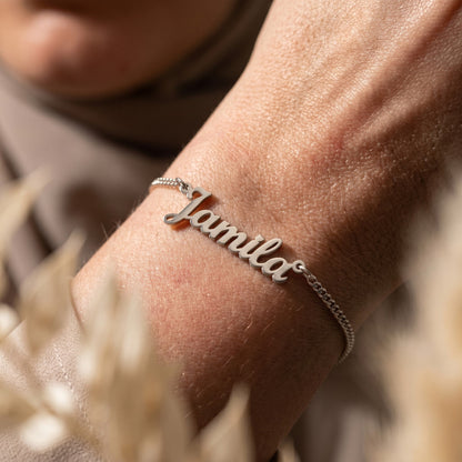 English Custom Name Bracelet