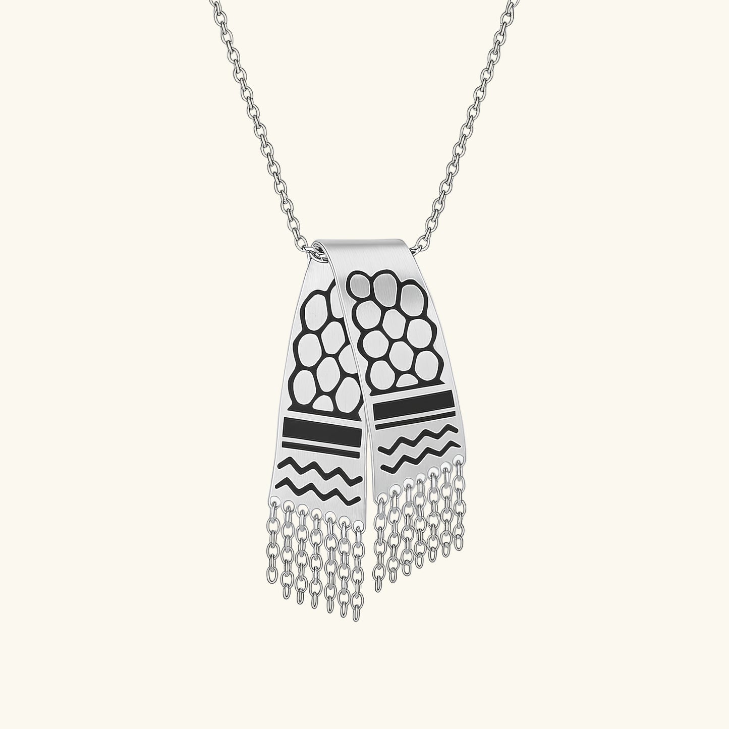 Qamar Classic Keffiyeh Necklace