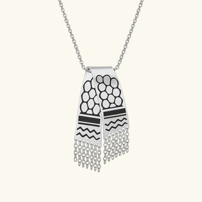 Qamar Classic Keffiyeh Necklace