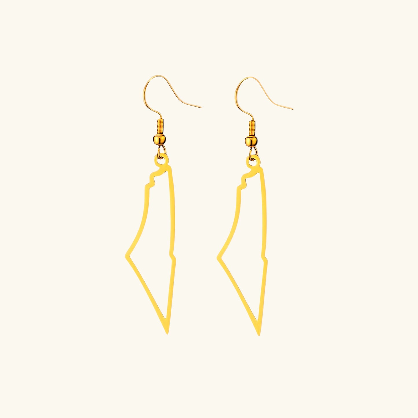 Nuraya Palestine Outline Earrings