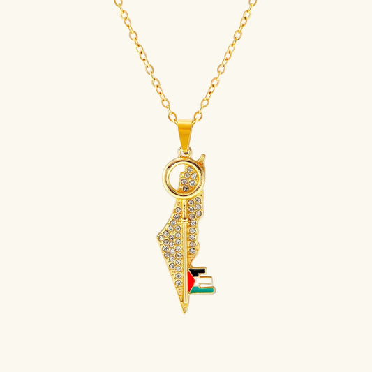 Nuraya Palestine Key Necklace