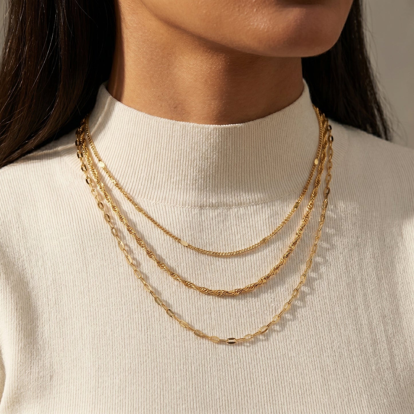 Qamar Twisted Amana Necklace