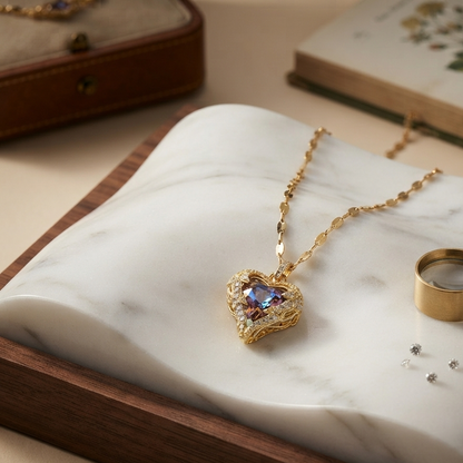 Qamar Zayna Wave Necklace