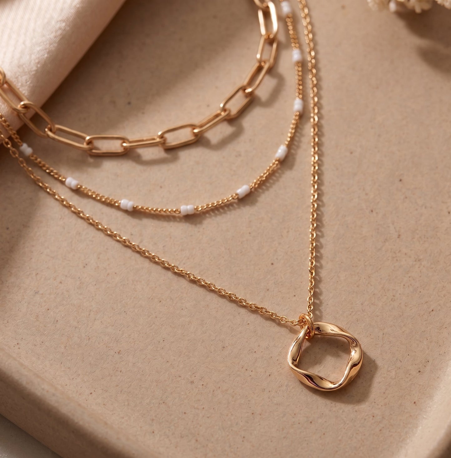 Qamar Aurora Layers Necklace