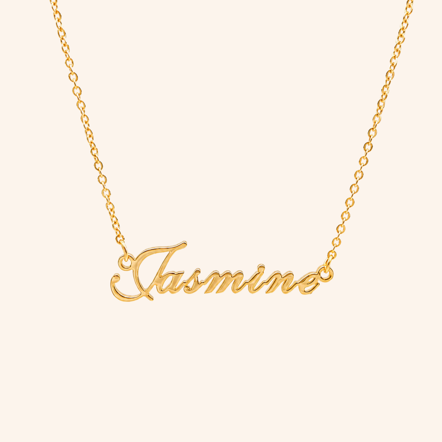 English custom name necklace