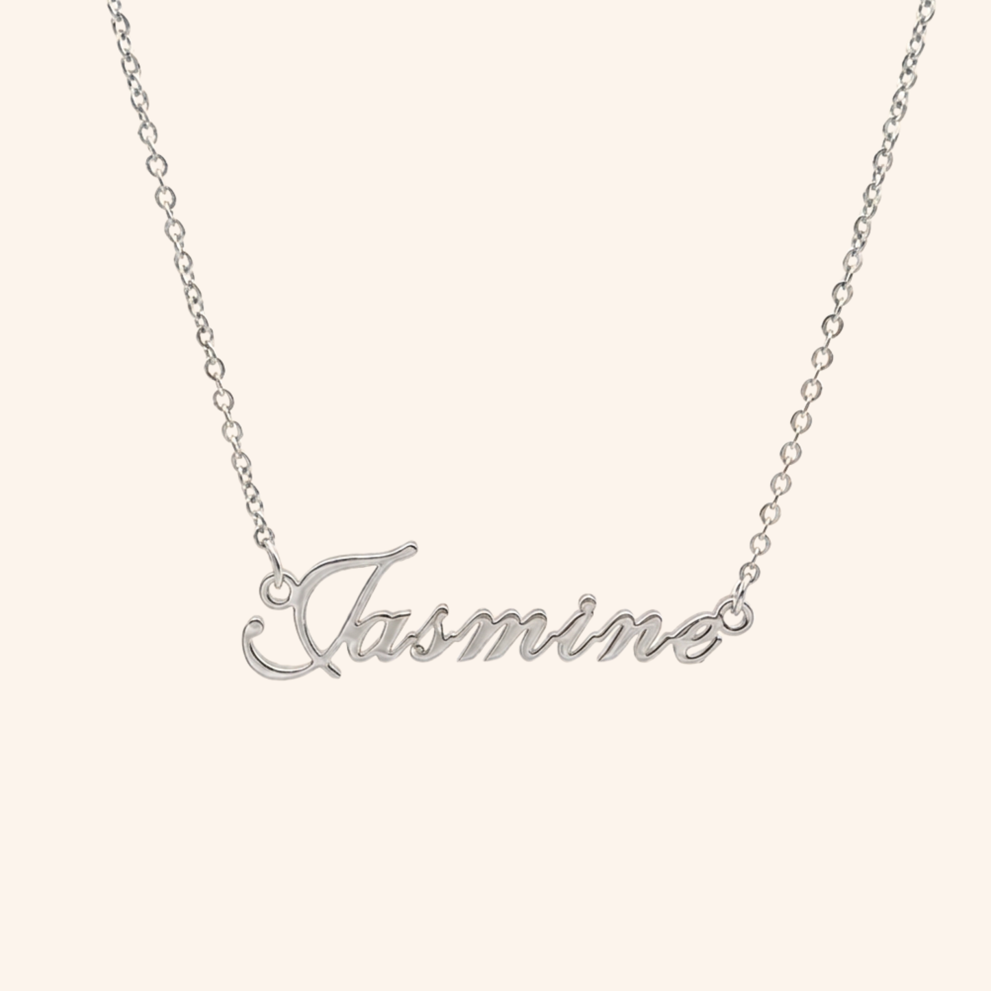 English custom name necklace